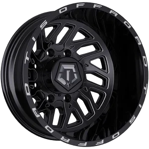 TIS Wheels – 544BM – Black – 20″x8.5″ -198mm – Summer Wheels – 544BM28292ROS